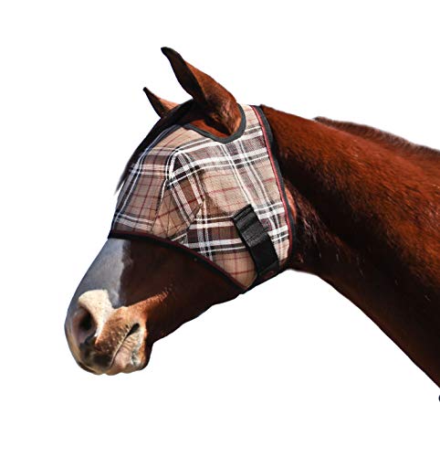 Kensington Fly Mask Web Trim - Protects Horses Face and Eyes