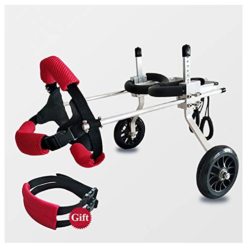 WXLJJYPD Pet Wheelchair, Mobility Adjustable Dog Wheelchair for Dog