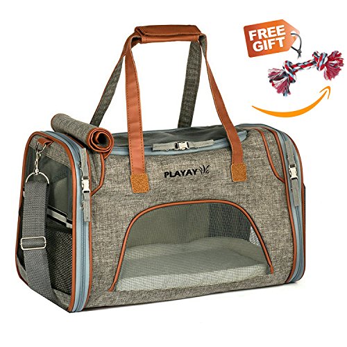 Playay Premium Airline Approved Soft Sided Pet Carrier