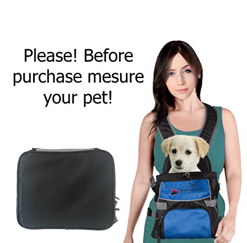 Eugene's Front Pet Carrier, Travel Bag, Adjustable Dog Carrier, Adjustable Cat Carrier.Hands-free Adjustable Pet Carrier.
