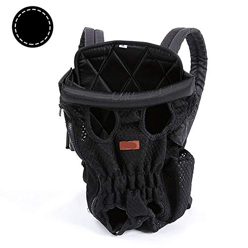 BOOB Pet Dog Carrier Backpack Travel Shoulder Large Bags Carrier Front Chest Holder for Puppy Chihuahua Pet Dogs Cat Accessories Black L