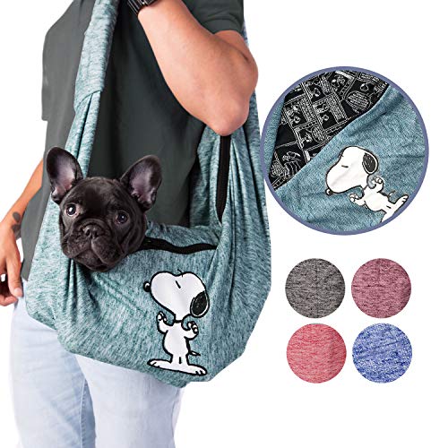 ZOOZ PETS Peanuts Dog Sling for Small Pets - Comfortable Extra Safety