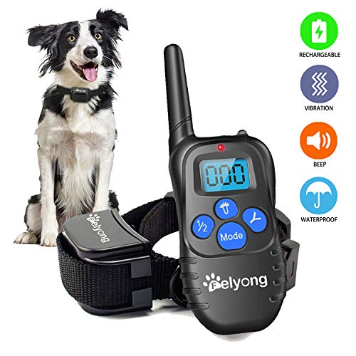 Felyong Dog Training Collar with Remote, Rechargeable Waterproof Dog