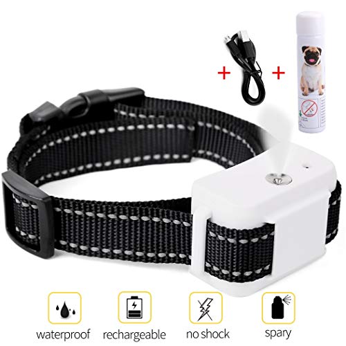 Dog Bark Collar, Jing Cheng Compact Anti-Bark Dog Spray Bark Collar