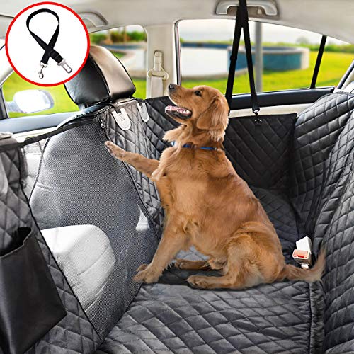 Vailge Dog Seat Cover for Back Seat, 100% Waterproof Dog Car Seat Covers