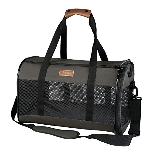 Akinerri Airline Approved Pet Carriers,Collapsible Soft Sided Pet Travel Carrier