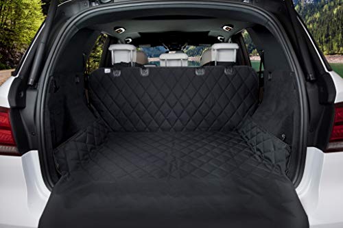 BarksBar Luxury Pet Cargo Cover & Liner For Dogs - 80 x 52 Black