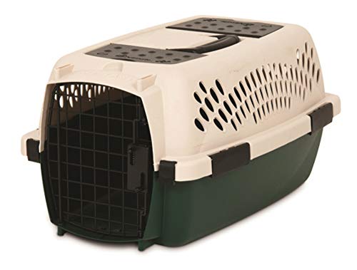 Petmate Ruffmaxx Travel Carrier Outdoor Dog Kennel 360-degree Ventilation Almond/Green 6 sizes