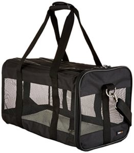 AmazonBasics Large Soft-Sided Mesh Pet Transport Carrier Bag