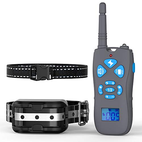 DELOMO Dog Shock Collar, Dog Training Collar with Remote