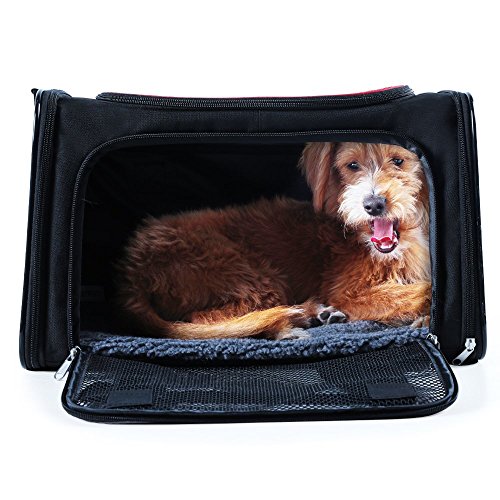 A4Pet Soft Sided Pet Carrier for Dogs and Cats