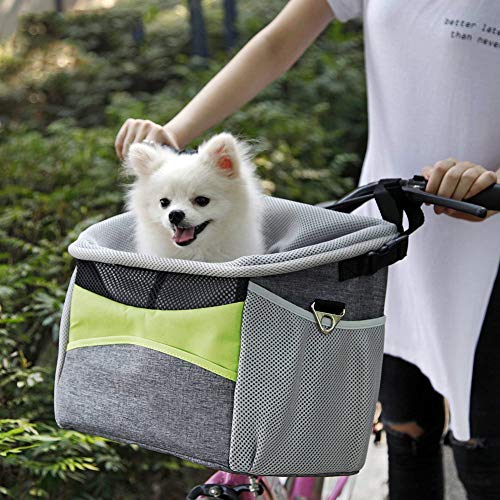 GPFDM Pet Carrier Bicycle Basket Bag Pet Carrier/Booster Backpack