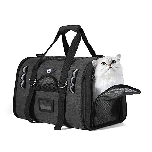 NOBLE DUCK Soft Sided Cat Carriers for Medium Cats Sturdy Pet Carrier
