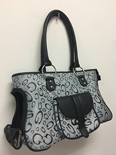 Designer Style G Printed Pet Dog Cat Purse Tote Carrier