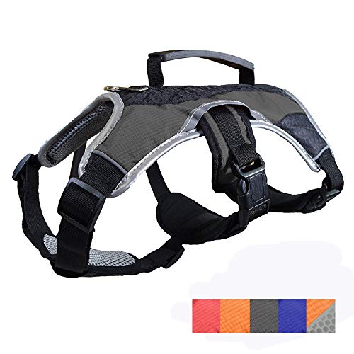 Dog Walking Lifting Carry Harness, Support Mesh Padded Vest
