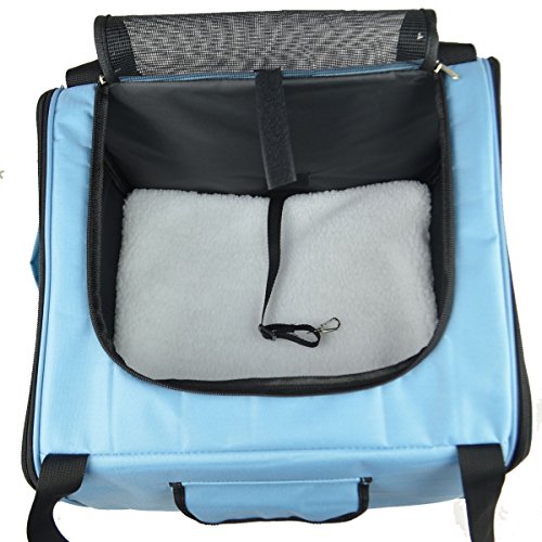 JANMO Pet Carrier Airline Approve with Soft mat Comfortable pet Carrier for car