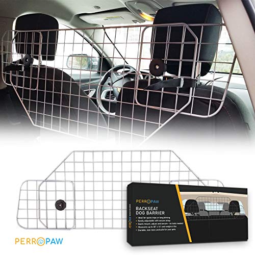 Dog Car Barriers for SUV - Adjustable Dog Gate for Car SUV or Other Vehicle