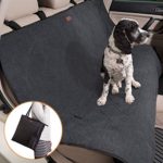 Friends Forever Premium Dog Trunk Cover, Dog Hammock for Back Seat - Reversible Dog Seat Cover for Back Seat with Seat Anchor, Water-Proof & Non-Slip, Black