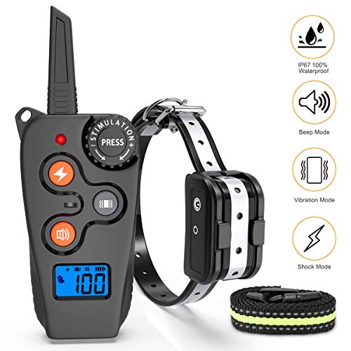 oneisall Shock Collar for Dogs, Rechargeable Dog Training Collars Bark Collar