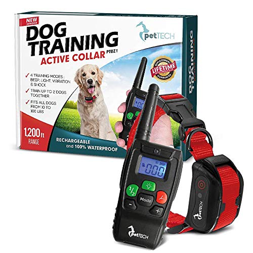 Pet Union Premium Dog Training Shock Collar, Fully Waterproof