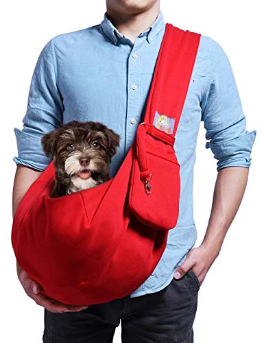 artisome Adjustable Dog Cat Pet Sling Carrier Bag