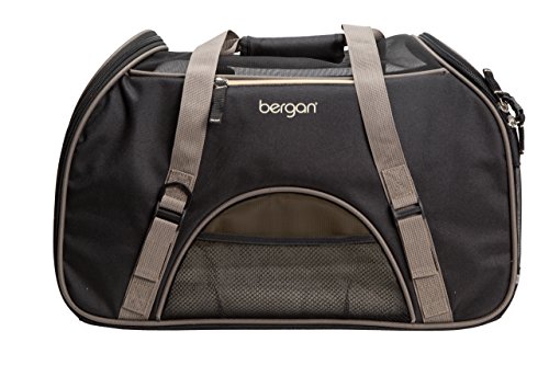 Bergan Comfort Carrier for Pets, Brown and Black