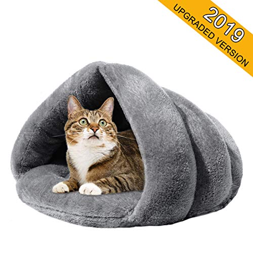 Soft Fleece Self-Warming Cat Bed Warm Sleeping Bed for Cats Winter Pets