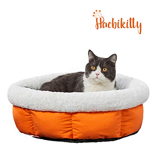 HACHIKITTY Cat Beds Medium Cats Washable, Washable Pet Beds Medium Cats