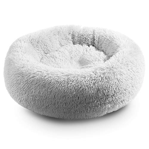 Hollypet Self-Warming Donut Pet Bed Luxury Cozy Nest Sleeping Bed