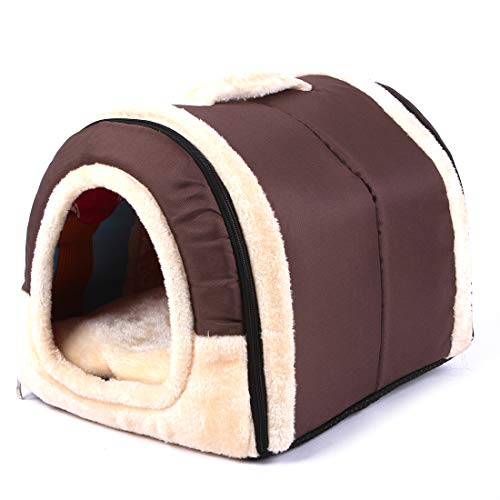 HARESLE Portable Pet House Soft Dog Bed Cat House Washable