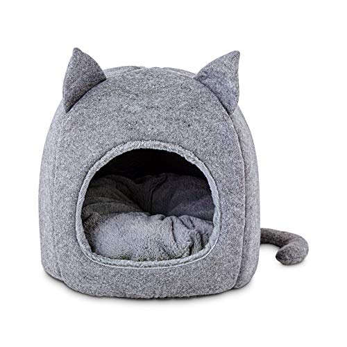 HARMONY Fellow Feline Hooded Igloo Cat Bed