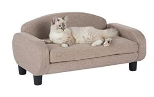 Paws & Purrs Modern Pet Sofa 31.5" Wide Low Back Lounging Bed