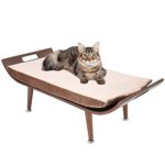 Penn Plax Luxury Cat Bed Lounger, Mid Century Modern Cat Furniture