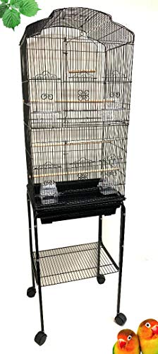 Canary Parakeet Cockatiel LoveBird Finch Bird Cage With Stand