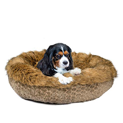 Ador-A-Pet Luxury Faux Fur Dog Bed for Small and Medium Dogs