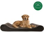 Furhaven Pet Dog Bed | Orthopedic Micro Velvet Ergonomic Luxe Lounger