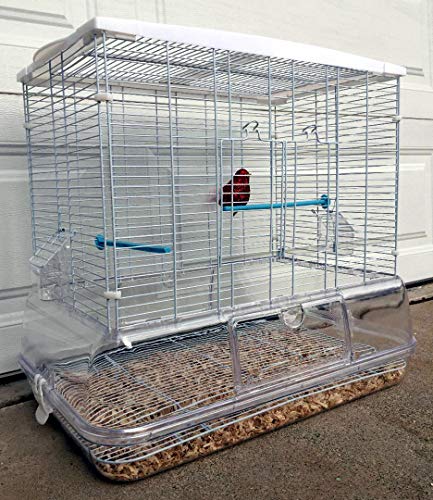 Mcage Large Flight Bird Cage for Cockatiel Canary Finch Budgies Aviary Parakeet