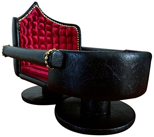 Royal Cat Boutique Davenport Onyx Flame Luxury Cat Bed