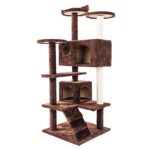 QCUTEP 52 inch Cat Tree Tower, Cat Activity Trees, Cat Tree Condo