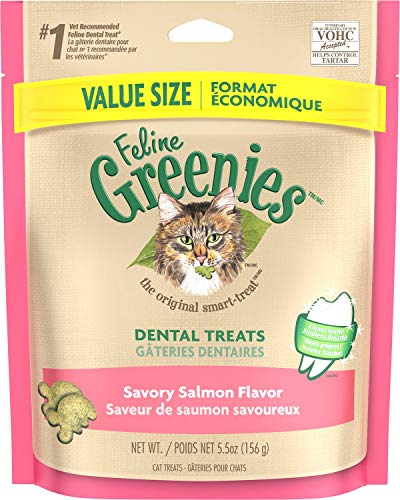 Greenies Feline Dental Cat Treats, Savory Salmon