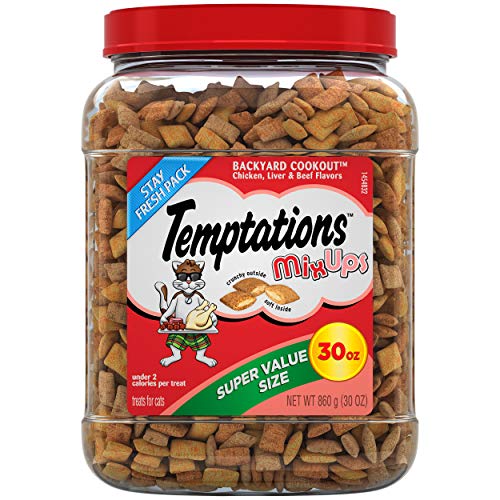 TEMPTATIONS MixUps Cat Treats BACKYARD COOKOUT Flavor