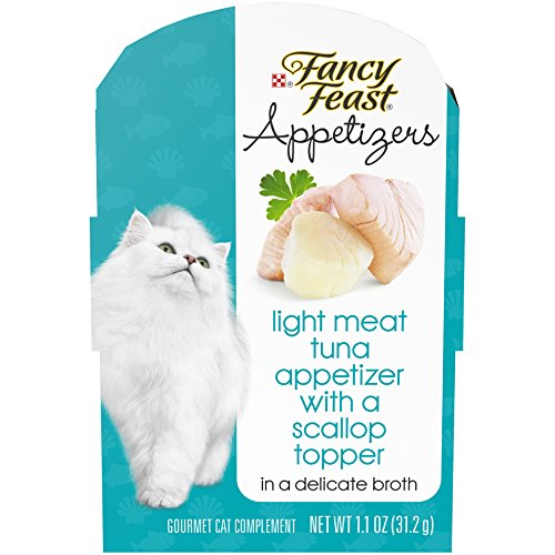 Purina Fancy Feast Wet Cat Food Complement, Appetizers Light Meat Tuna With