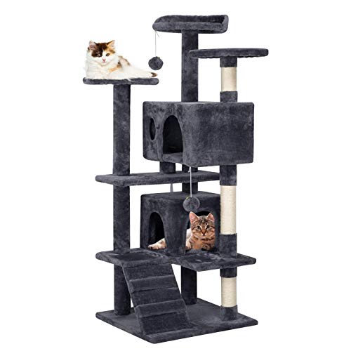 Yaheetech 51 inches Cat Tree Pet Furniture Play House for Kittens