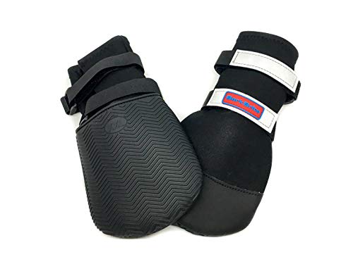 All Weather Neoprene Paw Protector Dog Boots with Reflective Straps in 5 Sizes!