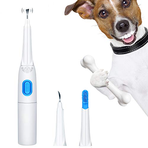 ONETWOTHREE Pet Ultrasonic Dental Calculus and Plaque Remover