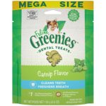 Greenies Feline Feline Adult Dental Cat Treats, Catnip Flavor