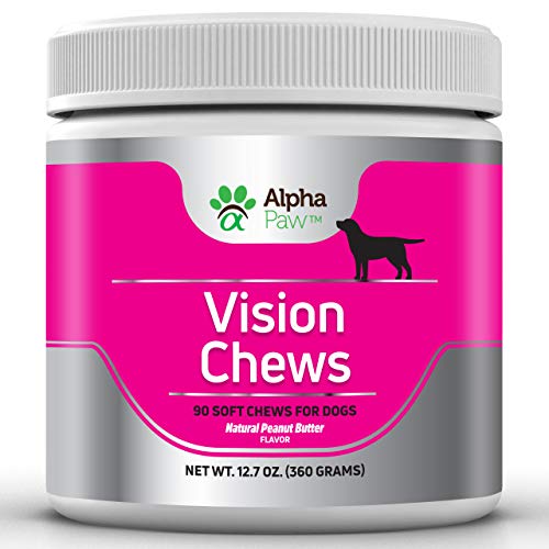 Alpha Paw Vision Supplement for Dogs - Eye Support and Care with Krill Oil