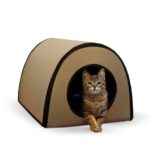 K&H Pet Products Mod Thermo-Kitty Heated Shelter Tan