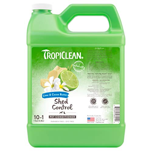 TropiClean Lime & Cocoa Butter Conditioner for Pets, 1 gal