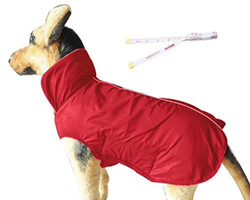 PETCEE Waterproof Dog Jacket, Soft Fleece Lined Dog Coat for Winter